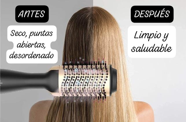 CEPILLO SECADOR KERATINA 3D PRO