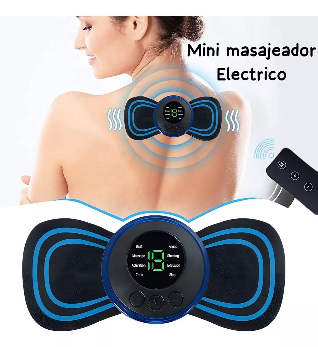 Mini Parche Masajeador Eléctrico - ZenPulse®