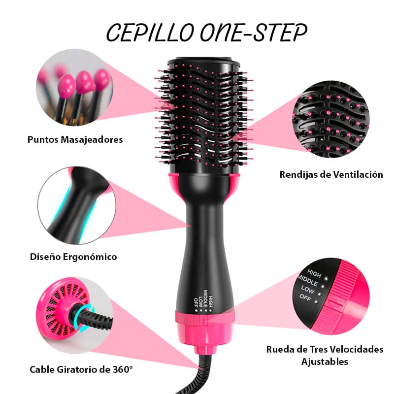 Cepillo Voluminizador Secador One-Step - VivaCurl®