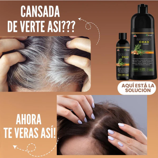 Shampoo Cubre Canas y Tratamiento Activador + Obsequio