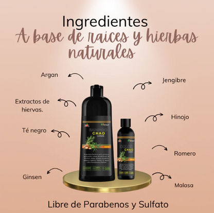 Shampoo Cubre Canas y Tratamiento Activador + Obsequio